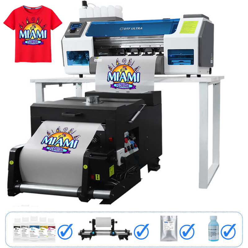 Load image into Gallery viewer, DTF ULTRA A3 XP600 Dual Head DTF Printer (Direct to Film Printer) Bundle + Powder Curing Shaker Machine
