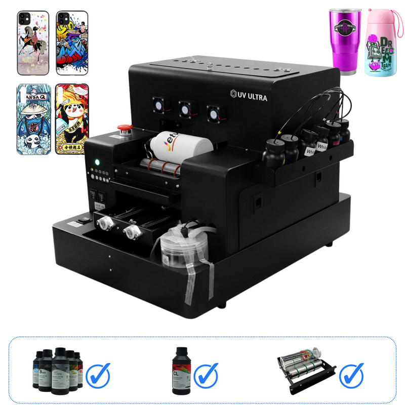 Load image into Gallery viewer, A4 L805 UV Printer Flatbed UV LED Printer Bundle UV Printing Machine
