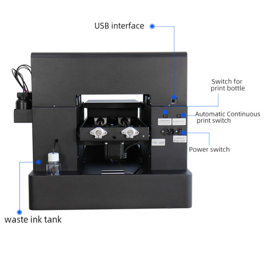 A4 L805 UV Printer Flatbed UV LED Printer Bundle UV Printing Machine Components Ultraviolet Printing