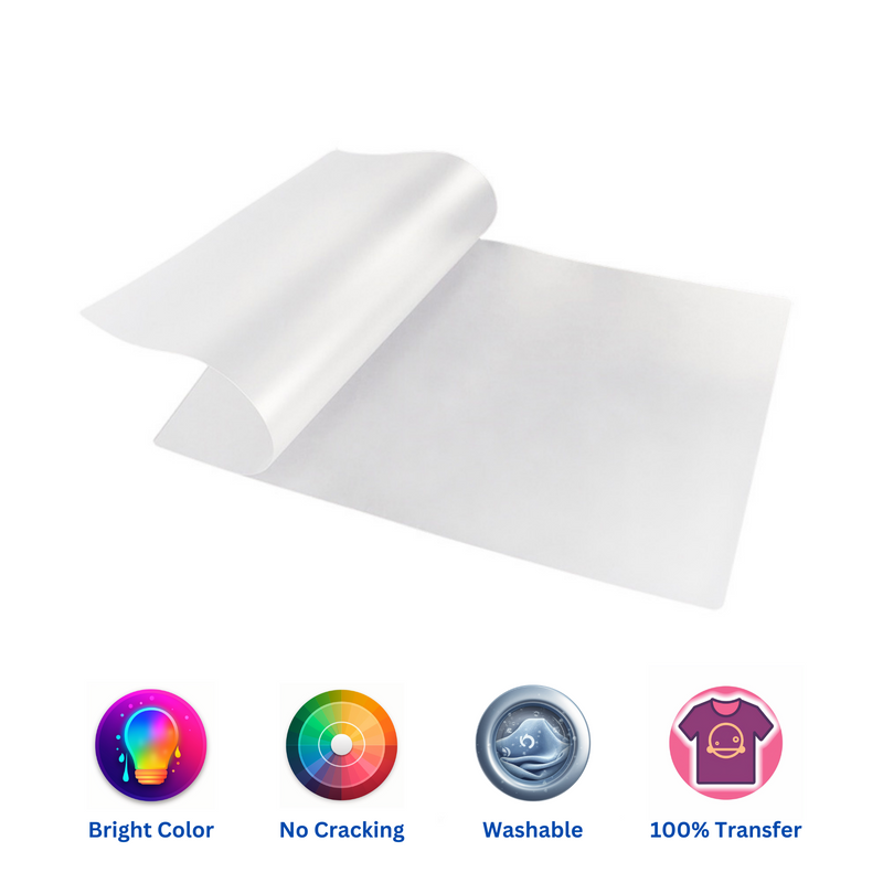 Load image into Gallery viewer, DTF Transfer Film (Direct to Film Transfer Film) PET Heat Transfer Sheets
