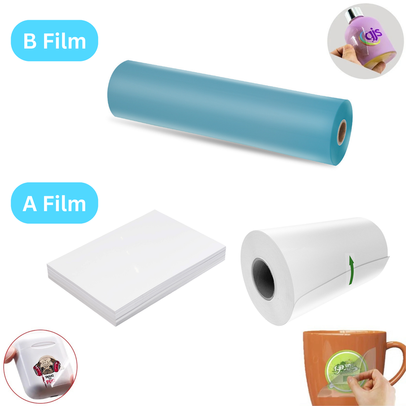 Load image into Gallery viewer, UV DTF AB Film (UV DTF Transfers) Transfer Film Sticker for UV DTF Printing
