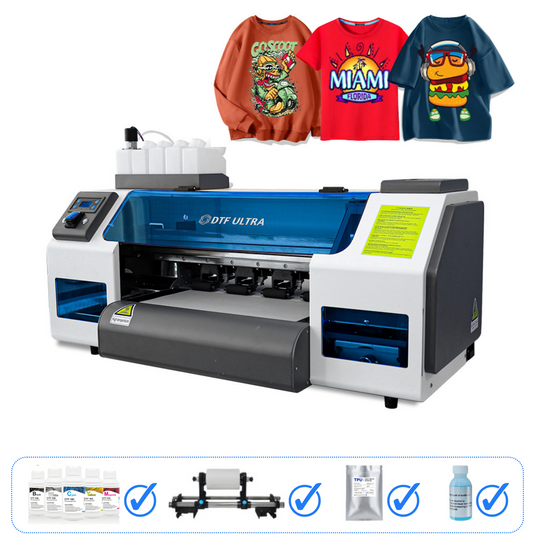 DTF ULTRA A3 XP600 Dual Head DTF printer bundle